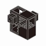 アーテック ArTeCブロック ハーフ A 単品 8個セット 77774 黒