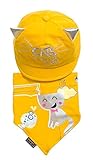 (ピーキー)Peigeeベビー用ハット 赤ちゃんキャップ キッズ 帽子 子供サンバイザー フィッシャーマンハット 猫耳 ジーンズ風 女の子 男の子 男女児 紫外線 UVカット エプロン　ビブ　よだれか