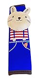 Anniversarich ベルトカバー よだれカバー シートベルトパッド (,うさぎ)