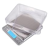 Demiawaking　電子秤 デジタルスケール 皿はかり クッキングス　ジュエリー　ケール 精密 計量秤 超小型 研究用 キッチン用 0.1g単位2000ｇまで計量可能