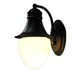 YJH+ レトロウォールランプ、シンプルなトイレミラーフロントライトコリドール通路屋外バルコニー防水壁ハンギングライトシングルヘッドE27,25.5 * 32.5CM 美しく、寛大な ( サイズ さい