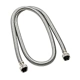 Fluidmaster 9WM60HE High Efficiency Stainless Steel 48-Inch Washing Machine Supply Connector by Flui