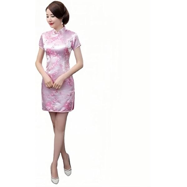 Amazon | [CBCPOWER] ミニ チャイナドレス セクシーチャイナ服 梅花柄