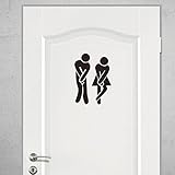 少年少女のトイレステッカートイレ家の装飾のための壁紙の芸術の壁画の防水