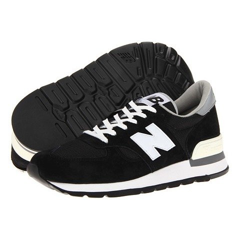 [ニューバランス]New Balance Classics メンズ M990 スニーカー BLACK SUEDE ブラック US12(30.0cm) [並行輸入品]