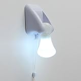 ワイヤーLED電球ポータブルキャビネットランプナイトライトバッテリー自己粘着性壁面マウント