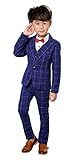(コ-ランド) Co-land 子供服 男の子 フォーマル スーツ 4点セット 七五三 入学式 卒業式 結婚式 ベスト ズボン ジャケット シャツ 140 ネイビー