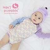 HAN'S PUMPKIN(ハンスパンプキン) オールシーズンロンパース アニマルサファリ HANSP-SAFARI-4S-BODY-BSU0041309-SML L PURPLE(パープル)