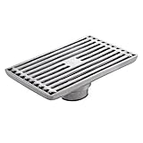 KES V332 SUS304 Stainless Steel Shower Floor Drain 3MM-Thick Panel, Brushed [並行輸入品]