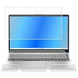 [4点セット(画面+パームレスト+タッチパッド+キーボードカバー)] ClearView HP 15 15-fd 15-fd0000 / 15-fd1000 2023-25年モデル 15.6インチ用 [清潔 目に優しい アンチグレア ブルーライトカット] 液晶 保護 フィルム＋カーボン調 保護フィルム 日本製