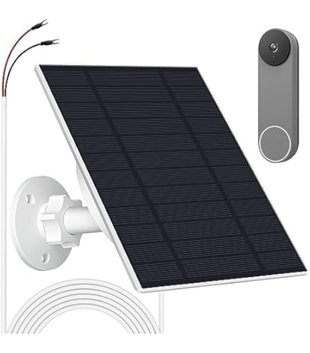 Amazon.co.jp: Wasserstein ソーラーパネル Google Nest Cam用 屋外