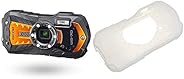 リコー 本格防水デジタルカメラ RICOH WG-70 オレンジ 14m防水 1.6ｍ耐衝撃 防塵 -10℃耐寒 顕微鏡モード 水中専用マーメードモード搭載 仕事に使える「CALSモード」搭載 03871+RICOH P