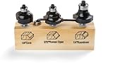 Irwin Tools 1901046 Marples Decorative Edge Router Bit Set (3 Piece) [並行輸入品]