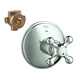 Grohe k19222 – 29712r-000 Geneva切替弁バルブキット、クローム