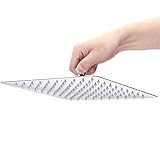 タイプ三次元超薄型ステンレススチールトップ噴霧爆発防止ノズル高圧折りたたみエッジシャワーヘッド