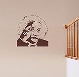 Pop Decors PT-0059-Vb Beautiful Wall Decal Albert Einstein [並行輸入品]