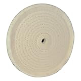 150mm Silverline Spiral Stitched Buffing Wheel Polishing Metals To High Finish