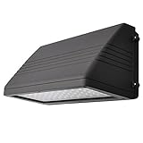 LEDwholesalers 135-Watt Full Cutoff Outdoor LED Wall Pack Security Light Fixture, UL-Listed & DLC-Qu