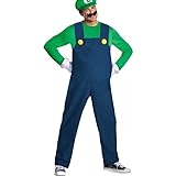 [RemeeHi] マリオ ルイージ コスプレ衣装 「 Allシーズン」 ハロウィンコスプレ衣 マリオカート コスチュームセット 装男女兼用 帽子 手袋 ひげ付き ハロウィン クリスマス イベンド 学園祭 仮装 変装 変身 ギフト プレゼント