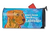 MailWrapsイエローラボ犬磁気メールボックスカバー