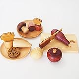 スプソリ 木のおもちゃ おままごと 野菜 くだもの 食材７種セット 磁石入り さくっと切れる食材7種＋まな板ナイフセット