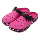 不二貿易 りぼんサンダル 24~25cm EVA ピンク ブラック