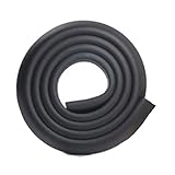 origin L字コーナーガード けが防止に 赤ちゃん お年寄りに優しい 介護 育児 コーナーガード角ガード 両面テープ付き テーブル ドア 本棚等に 長さ2m (ブラック（ダークブラウン）) CCG