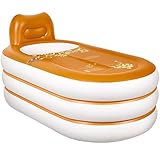 AMOS インフレータブルチューブアダルト折りたたみプラスチック製のバスタブアダルトバレル