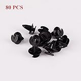 Iztoss フォルクスワーゲン OEM 823867299 フェンダー ライナーファスナー リベット プッシュ クリップ リテーナ パネルリテーナクリップ 80個