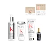 ケラスターゼ プルミエール プレトリートメント ダメージ リペア コンサントレ 250mL + シャンプー バン デカルシファイ 250mL + トリートメント フォンダン フルイド リペア 200mL + ユイル クロノロジスト R ミニサイズ 50mL + 試供品2種セット ダメージケア
