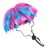 COSMEVIVI 犬用ウィッグ装飾 ペット用ウィッグ帽子 ハロウィン用コスプレペット用ウィッグ 犬用ウィッグ ペット用ウィッグ 犬用コスチュームアクセサリー 犬用デコレーション