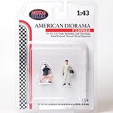アメリカン ジオラマ 1/43 レースデイ セット 1 フィギア American Diorama Race Day Metal Figures Set [並行輸入品]
