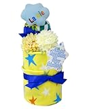 ラヴィ LaVie オムツケーキ ミニおむつケーキ モクモク雲×イエロースター