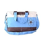 (ベビーゴー)babygo マザーズバッグ ショルダーバッグ レディース ハンドバッグ 大容量 防水 ママバッグ 通勤 出産祝い ブルー