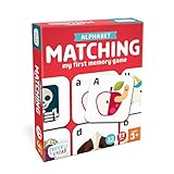 Chuckle & Roar アルファベットマッチングメモリーゲーム 対象年齢3歳以上 – 幼児向け就学前の文字マッチングボードゲーム 大文字、小文字のABC学習ゲーム