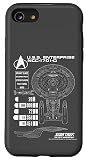 スタートレック:次世代US.S.エンタープライズ NCC-1701-0 スマホケース iPhone SE (2020) / 7 / 8 用