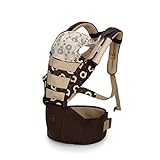 （レーチャミ）le charme新生児の抱っこひも　赤ちゃん用品 抱っこ紐 3ヶ月から36まで赤ちゃん多機能ベビーキャリア ブラウン