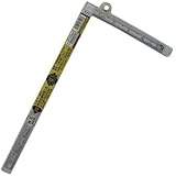 SK シルバー曲尺 併用目盛同厚1尺 黄龍 SHD-10SC