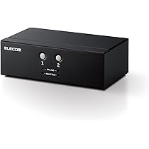 Amazon.co.jp: エレコム パソコン切替器 VGA対応 2台切替