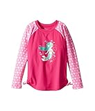 [ハットレイ] Hatley Kids ガールズ Sweet Mermaid Rashguard (Toddler/Little Kids/Big Kids) 水着 Pink 3T (Toddler)