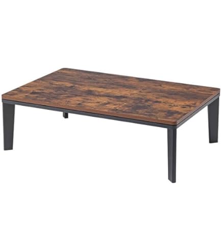 Amazon | [山善] 家具調 こたつ テーブル 幅150×奥行90cm 長方形 天然