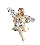 手作り　工芸品　ガーデンオーナメント　インテリア　置物　飾りテープ　ホーム装飾品　結婚祝いに　誕生日　ギフト　プレゼント　欧式　花の妖精　人形（小天使＃09）