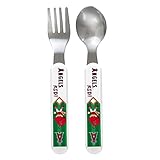 Baby Fanatic Fork and Spoon Set, Los Angeles Angels by Baby Fanatic