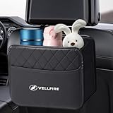 ヴェルファイア 適用 車 シートバックポケット 大容量 収納ボックス VELLFIRE 専用 ヴェルファイア 20系 30系 40系対応 車用 吊り下げバッグ 取り付け簡単 多機能 車載 スマホ・小物収納 ハンギングバッグ カーシート収納 防汚・汚れ防止 便利グッズ(ブラック,ヴェルファイア適用)