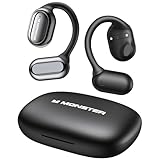 Monster ワイヤレスイヤホン Bluetooth 耳掛け式イヤホン 空気伝導イヤホン  非骨伝導イヤホン Blue