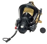 MSA 10084690 Ultra Elite M7 Facepiece with Push-to-Connect Style Regulator, Speed-ON Head Harness, N
