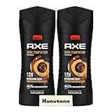 アックス AXE ディープ クリーン ボディソープ ボディウォッシュ カーボン シャワー 本体 473ml 2個セット + Kunutonnオリジナルロゴ入りhおしぼり付