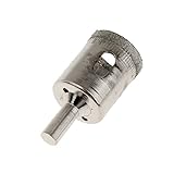GRALARA超硬 ダイヤモンド コアビット 　12サイズ 選べる（6~32mm） 　ホールソー 切削　ドリル/大理石/ガラス/タイル 　穴開け - 25ミリメートル