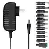 ACアダプター 12v 2a 1a 電源アダプター パワーサプライー 12v充電器 AC100V→DC12V 2A 1.5A 1A 800mA 500mA 400mA 300mA 200mA 100mA AC-DC安定化電源 DC12V コンバーター 変換アダプター