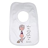 When The Going Gets Tough I Go To Nanas Funny Baby Bib by 2Personal